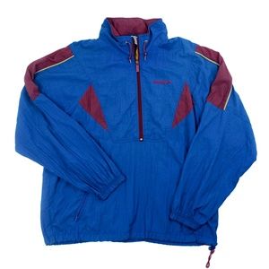 Vintage Reebok 1/4 Zip Windbreaker Men's Large